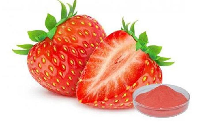 Organic Freeze-dried organic pure Good Quality Organic Strawberry Powder Extract Natural Pigment Fruit powder