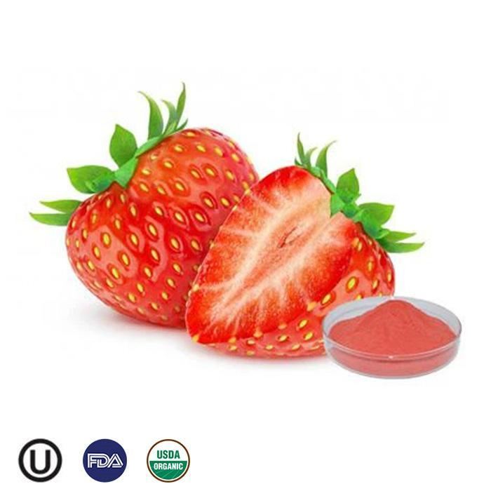 Organic Freeze-dried organic pure Good Quality Organic Strawberry Powder Extract Natural Pigment Fruit powder