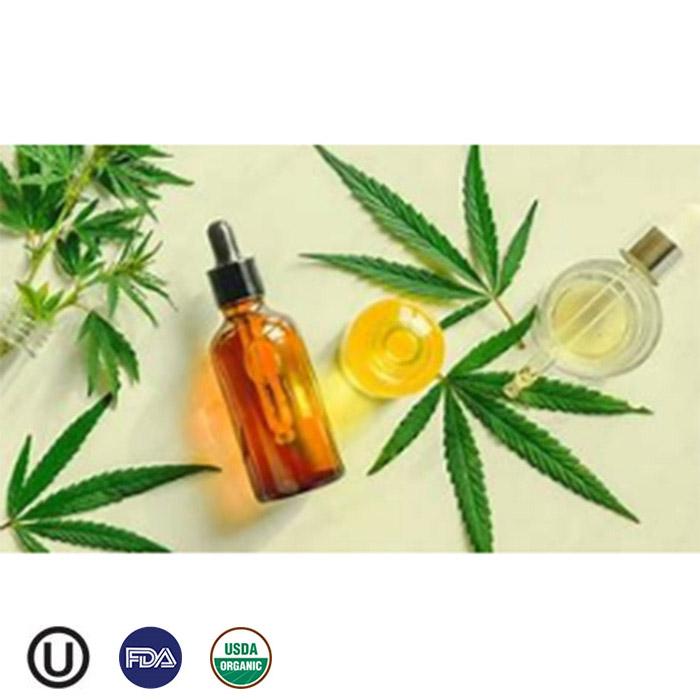 Organic CBD full spectrum pure THC free high quality no pesticide residue no heavy metal residue CBD distillated oil  refined oil